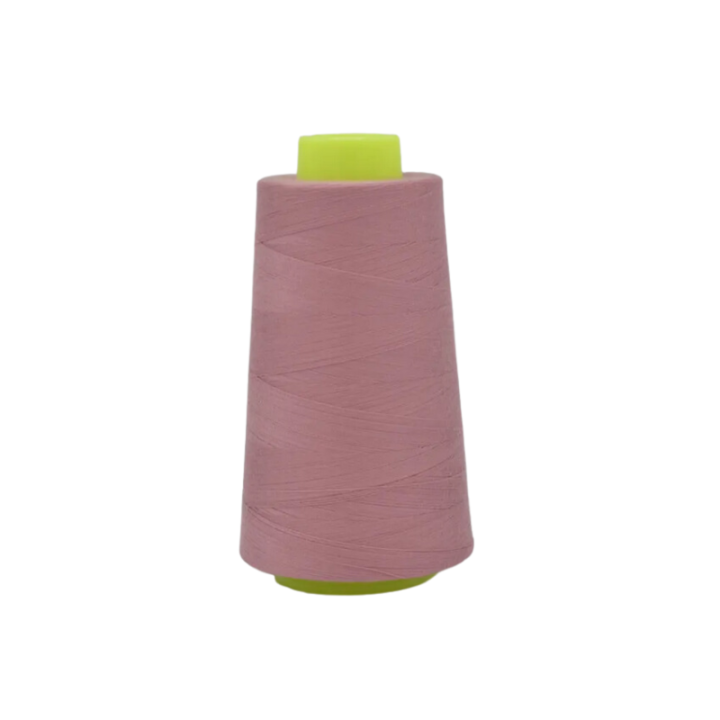 Cône de fil à coudre 100% polyester Vieux rose - 3000 yards
