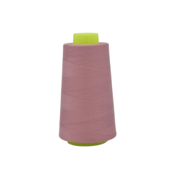Cône de fil à coudre 100% polyester Vieux rose - 3000 yards