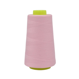 Cône de fil à coudre 100% polyester Rose bébé - 3000 yards