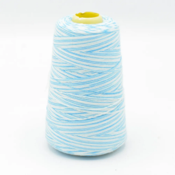 Cône de fil à coudre 100% polyester Multicouleur bleu - 3000 yards
