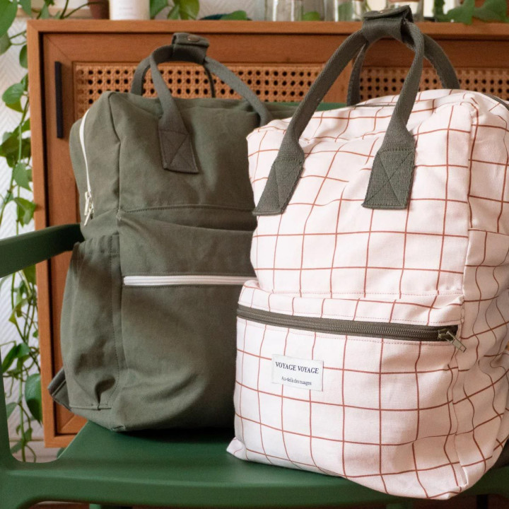 Patron de sac à dos ou Sacoche Eugène - Ikatee