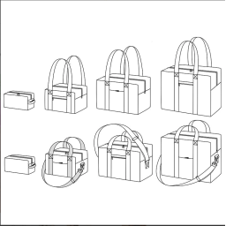 Patron sac et trousse de toilette VOYAGE - Ikatee