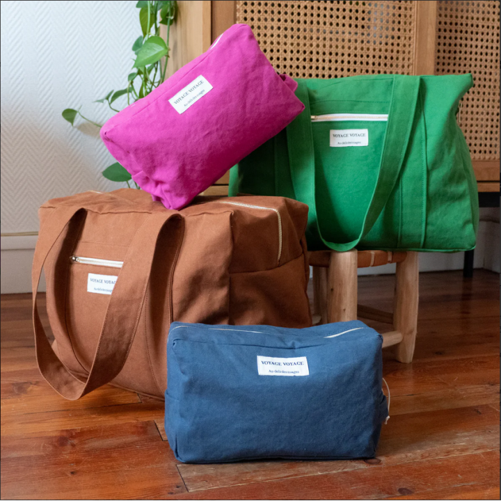 Patron sac et trousse de toilette VOYAGE - Ikatee