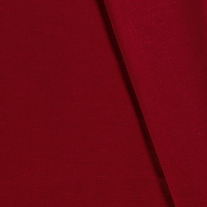 Tissu Lin rouge hermès