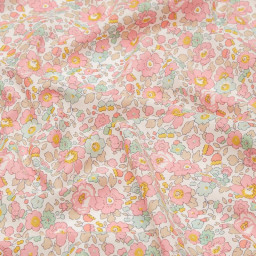 Tissu Liberty Betsy Rose et Vert Cupcake - oeko tex