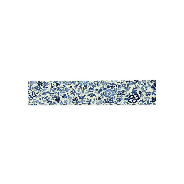 Biais Liberty Fabrics Katie and Millie Bleu