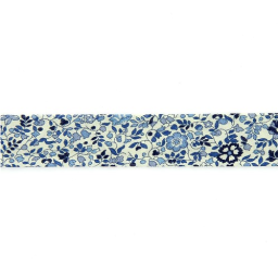 Biais Liberty Fabrics Katie and Millie Bleu