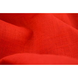 Tissu Lin lavé rouge  x50cm