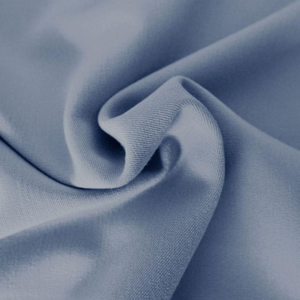 Tissu gabardine bi stretch - Bleu