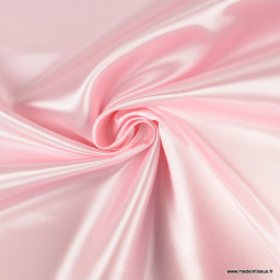 Tissu Satin Biba uni Rose - premier prix