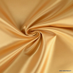 Tissu Satin Biba uni Camel - premier prix