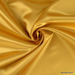Tissu Satin Biba uni doré - premier prix