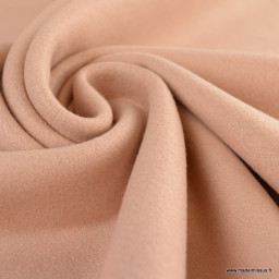 Tissu pour manteau Roberto en lainage mélangé - coloris Nude