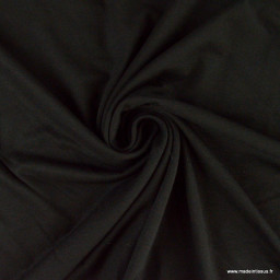 Tissu Jersey de viscose uni Noir - Oeko tex