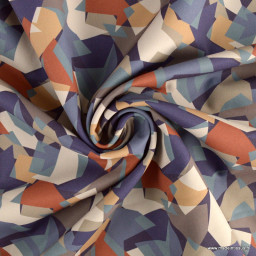 Tissu Softshell Poppy motifs graphique multicouleurs - oeko tex