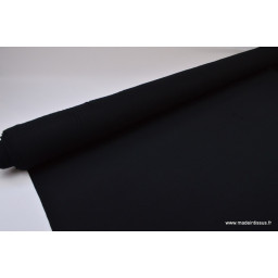 Tissu ultra doux Jersey en viscose Bambou coloris Noir