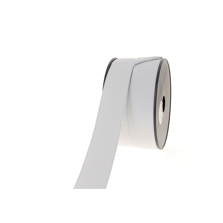 Elastique Maille 35mm Blanc
