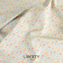Tissu Liberty New Betsy Ann Vert d'eau - oeko tex