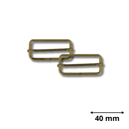Boucles de réglage 38mm - finition Or antique