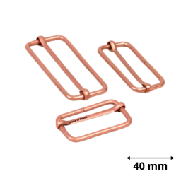 Boucles de réglage 38mm - finition Cuivre