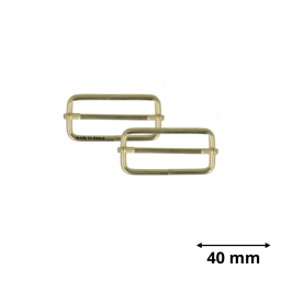 Boucles de réglage 38mm - finition Or