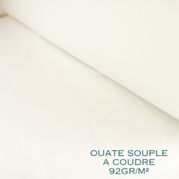 Ouate souple à coudre 92gr/m²