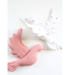 Patron pochette Oiseau Colombe - Les Enchantées