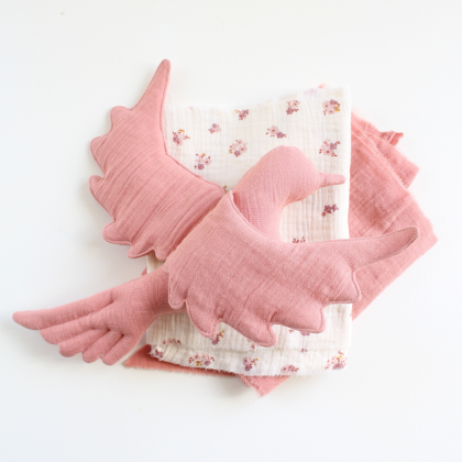 Patron pochette Oiseau Colombe - Les Enchantées