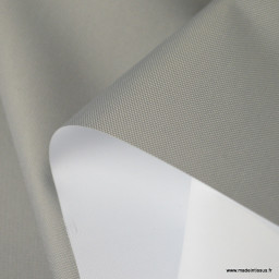 Tissu oxford gris avec menbrane étanche et respirant
