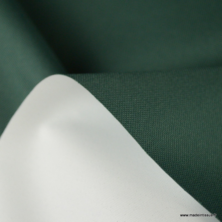 Tissu oxford vert avec menbrane étanche et respirant