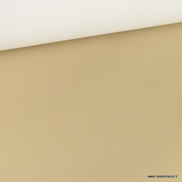 Tissu oxford beige avec menbrane étanche et respirant