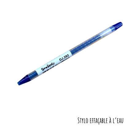 Stylo effaçable à l'eau - coloris Bleu