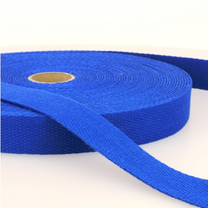 Sangle renforcée en coton pour sac coloris bleu roi