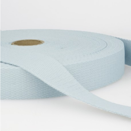 Sangle renforcée en coton pour sac coloris Bleu ciel
