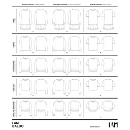 Patron Robe - T-shirt - sweat - Crop top - I AM Ballo - I AM Pattern