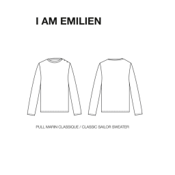 Patron Pull marin - I AM Emiliien - I AM Pattern