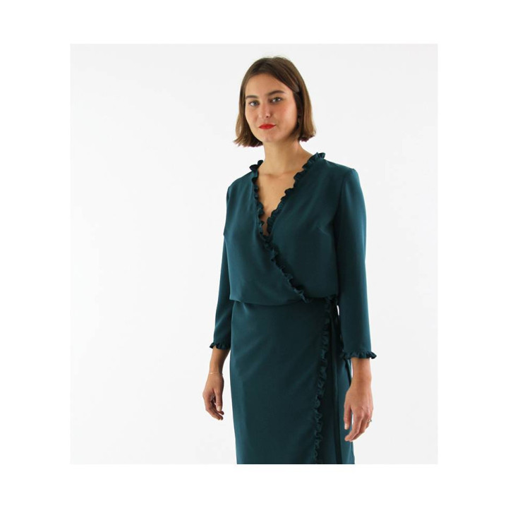 Patron Robe portefeuille - I AM Perle - I AM Pattern