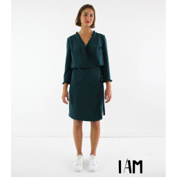 Patron Robe portefeuille - I AM Perle - I AM Pattern