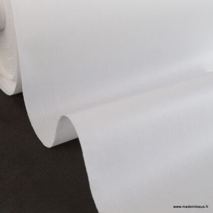 Tissu PUL enduit Blanc lavable à 90° et Passage au sèche-linge