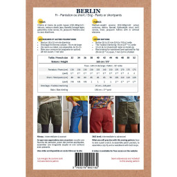 Patron pantalon - short Femme Berlin by Ikatee du 32 au 52