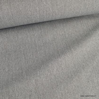 Tissu extérieur polypro gris chiné Mehnir