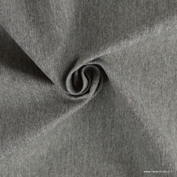 Tissu extérieur polypro gris chiné Mehnir