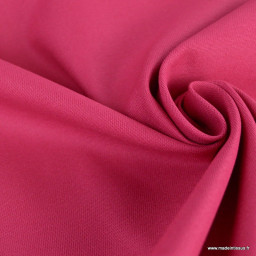 Tissu gabardine de coton coloris Rose Pourpre - oeko tex