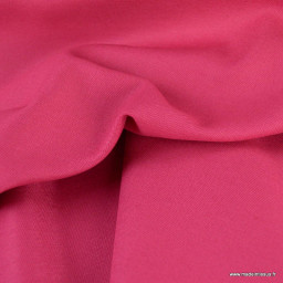 Tissu gabardine de coton coloris Rose Pourpre - oeko tex