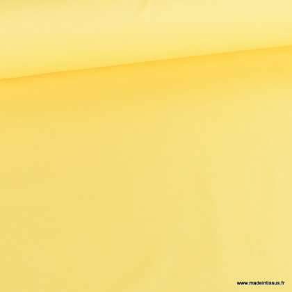 Tissu gabardine de coton coloris Jaune - oeko tex