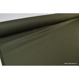 Tissu gabardine costume et confection kaki