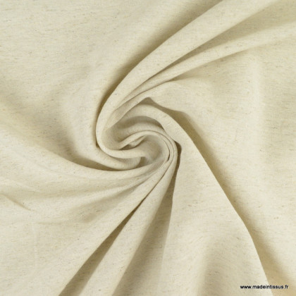 Tissu toile brut polyester Lin
