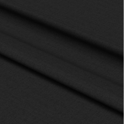 Twill viscose lourd coloris noir