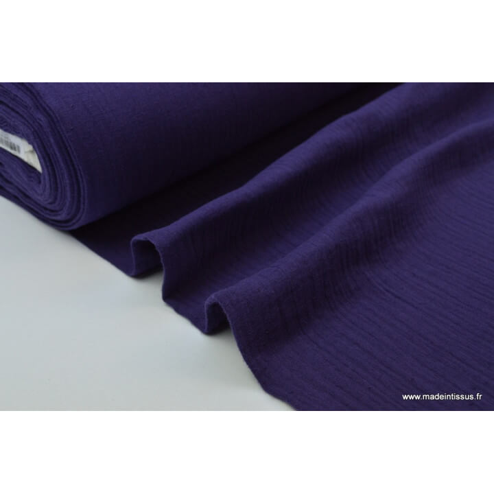 Lot De 10 Coupons De Gaze De Coton Violet - 130 Cm De Large, 50 Cm De Long, Pour Couture Et Artisanat