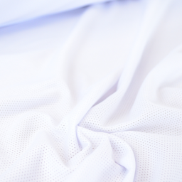 Tissu mesh ajouré microfibre pour vetements de sport et maillot de bain  - Blanc